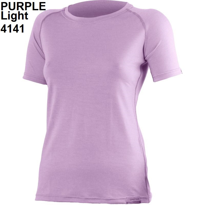 LASTING ALEA 100 % Merinowolle T-Shirt Damen