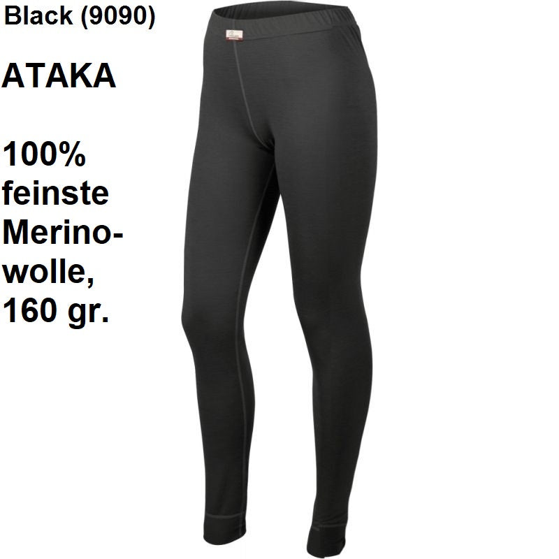 LASTING ATAKA 100 % Merinowolle Unterhose lang Damen 16 MC