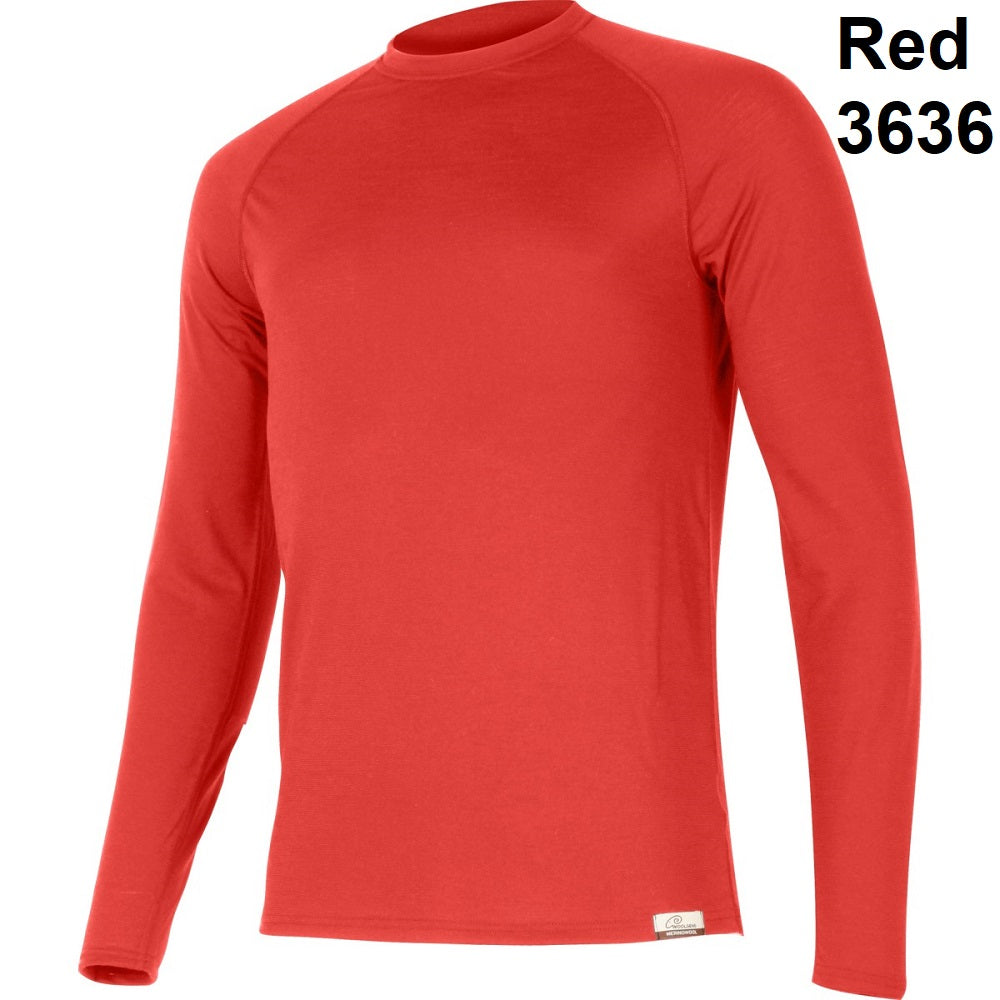 LASTING ATAR Merino Jersey Long Sleeve Shirt Men