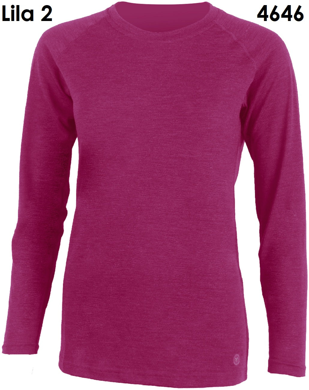 LASTING ATILA Merino Jersey Shirt met lange mouwen voor dames