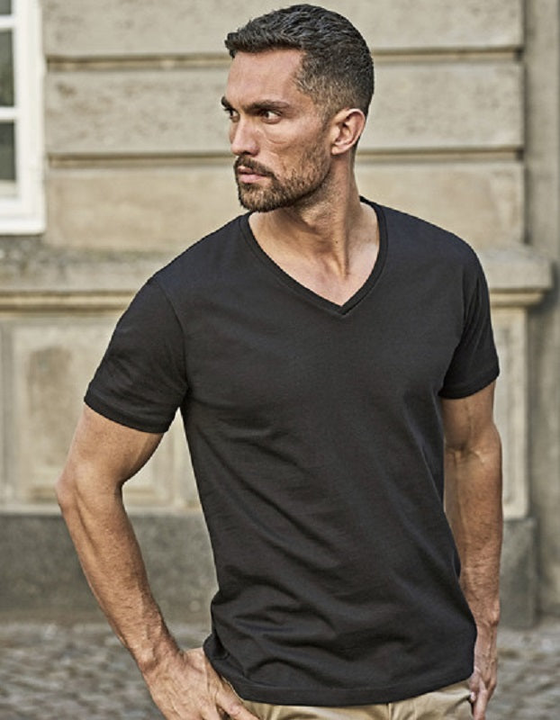 Tee Jays Herren Fashion T-Shirt  V-Neck Sof Tee Kurzarm