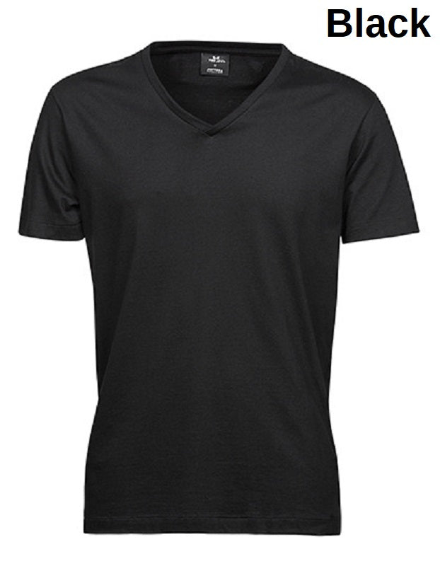 Tee Jays Herren Fashion T-Shirt  V-Neck Sof Tee Kurzarm