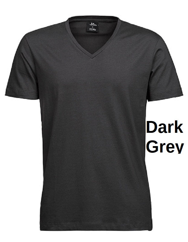 Tee Jays Herren Fashion T-Shirt  V-Neck Sof Tee Kurzarm