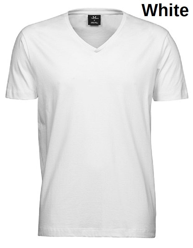 Tee Jays Herren Fashion T-Shirt  V-Neck Sof Tee Kurzarm