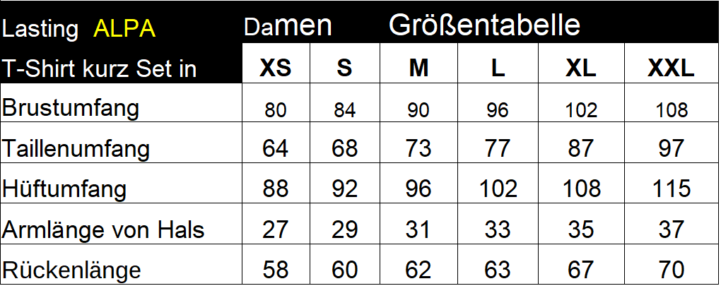 LASTING ALPA 100 % Merinowolle T-Shirt Damen mit Print