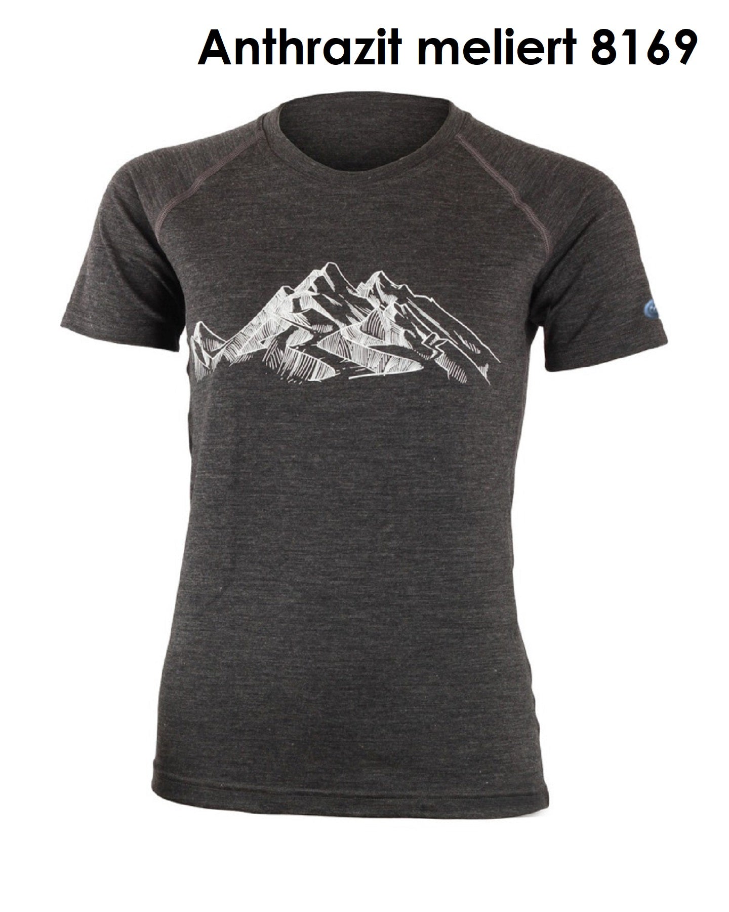 LASTING HILA 100% Merino Wool Women's T-Shirt with Print