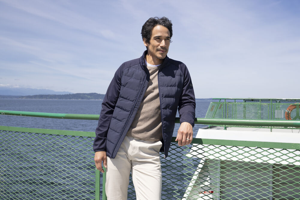 CUTTER &amp; BUCK Wenatchee Jacket Heren Gewatteerde Jas met Capuchon