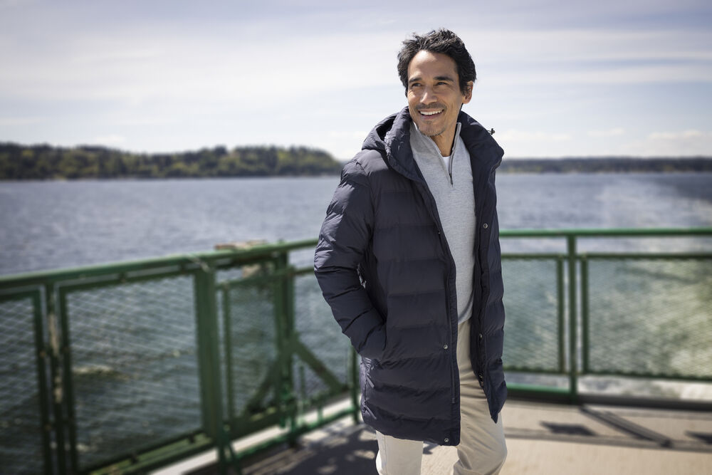 CUTTER &amp; BUCK Wenatchee Jacket Men's Quilted Jacket with Hood