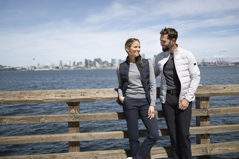 CUTTER &amp; BUCK Wenatchee Jacket Heren Gewatteerde Jas met Capuchon