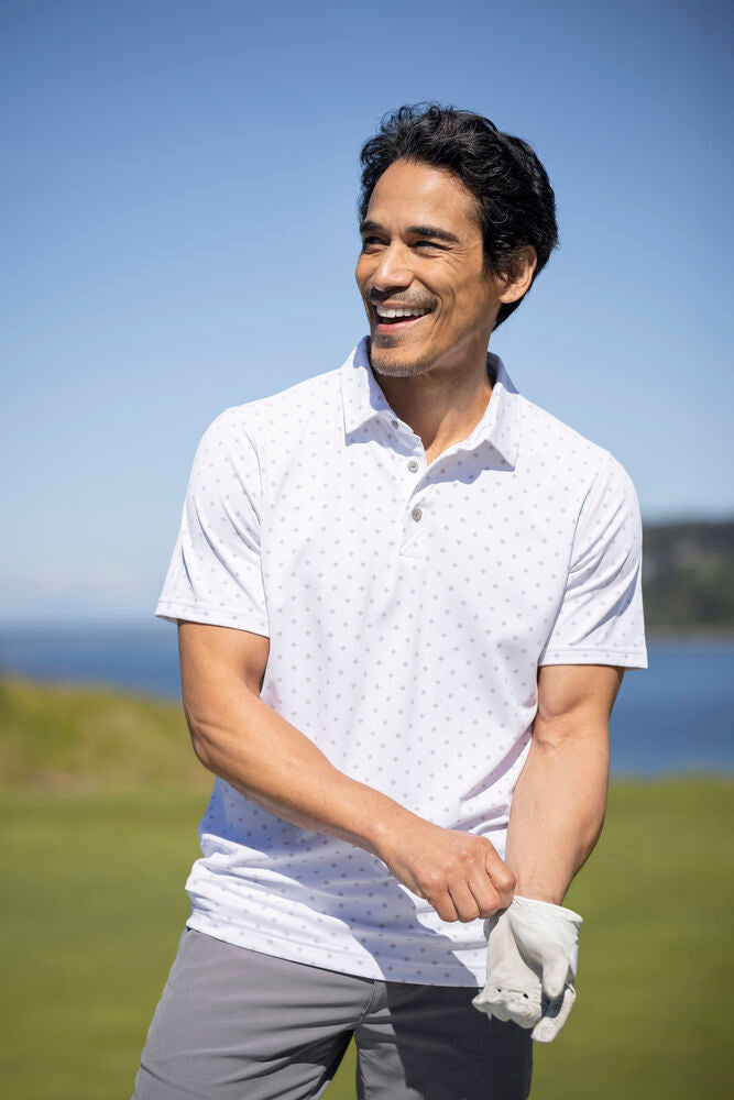 Cutter &amp; Buck Virtue Polo Printed Men Polo Shirt Men