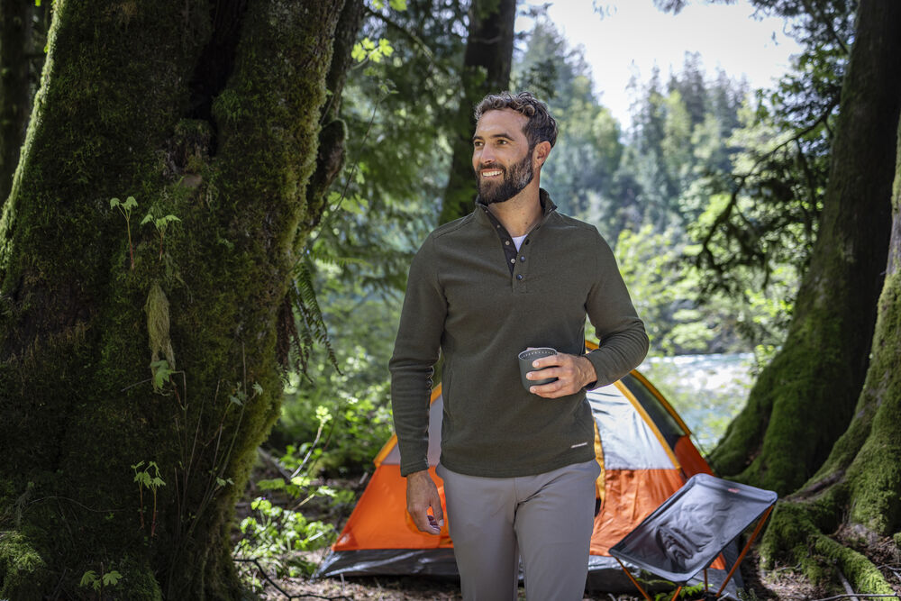 Cutter &amp; Buck Men Hunts Point Fleece Shirt Men