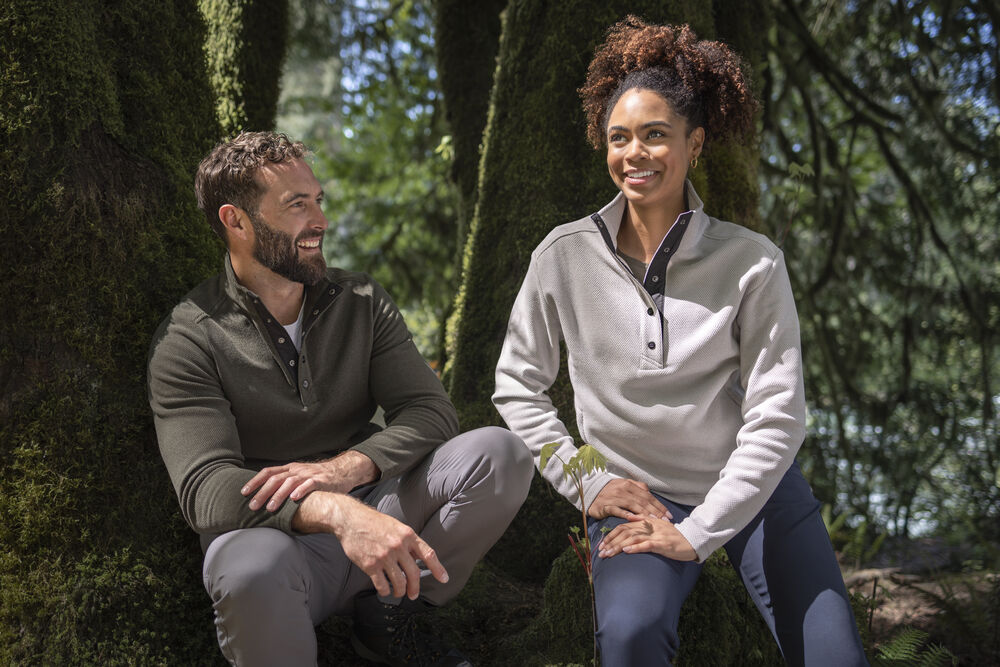 Cutter &amp; Buck Men Hunts Point Fleece Shirt Men