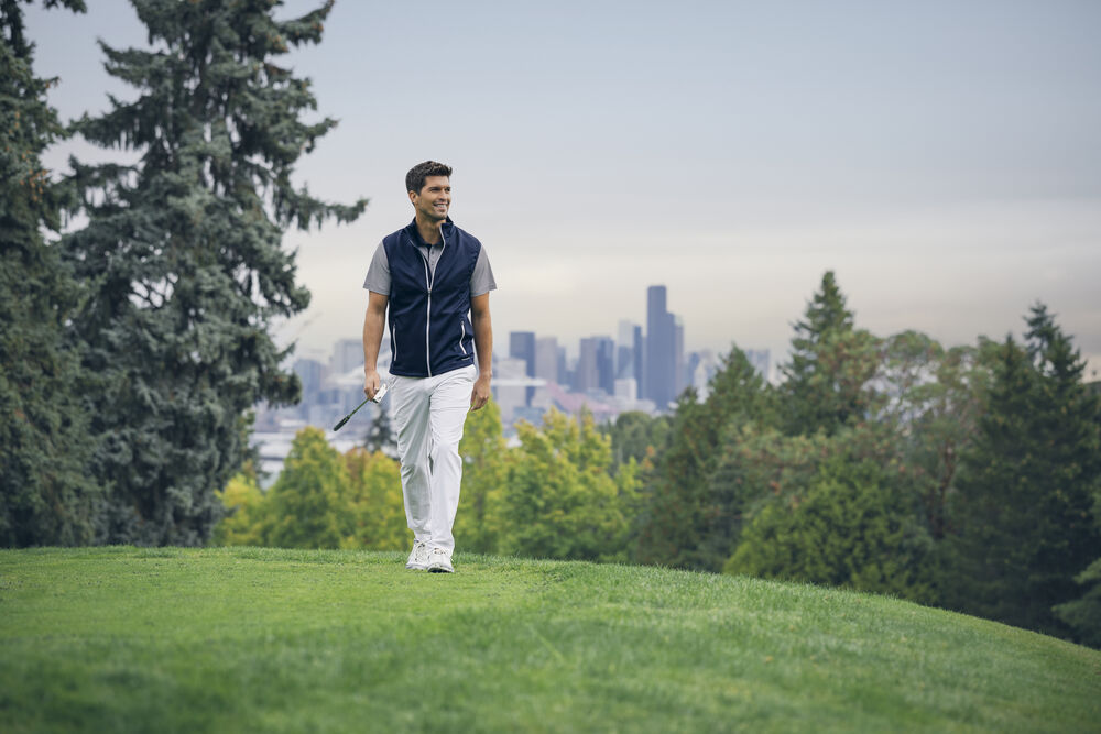 Cutter &amp; Buck Virtue Polo Stripes Men Polo Shirt Men