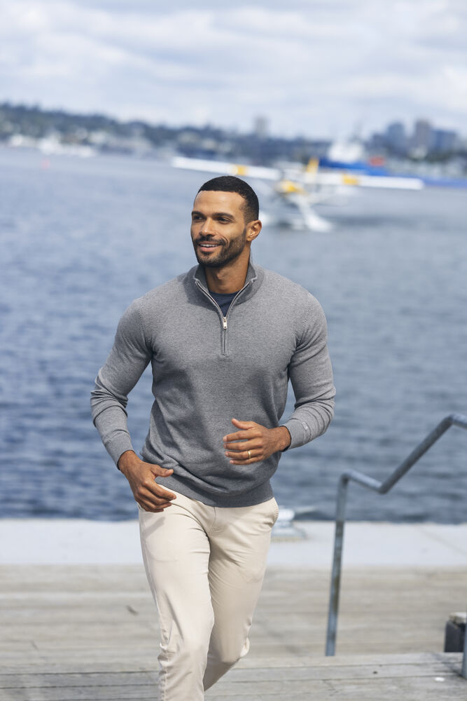 Cutter & Buck Oakville Herren Half Zip Strickpullover