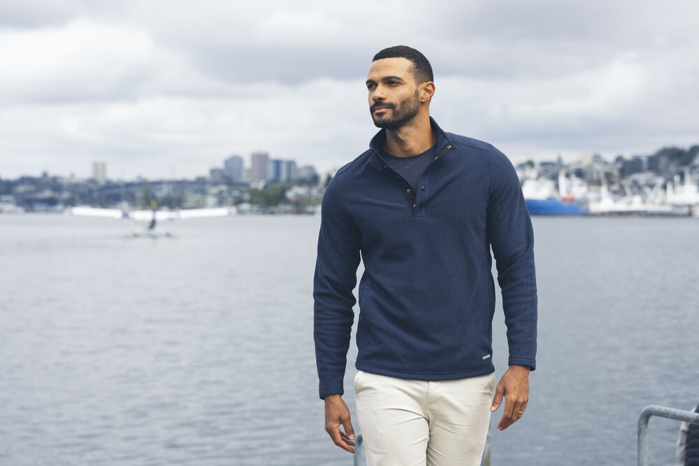 Cutter &amp; Buck Men Hunts Point Fleece Shirt Men