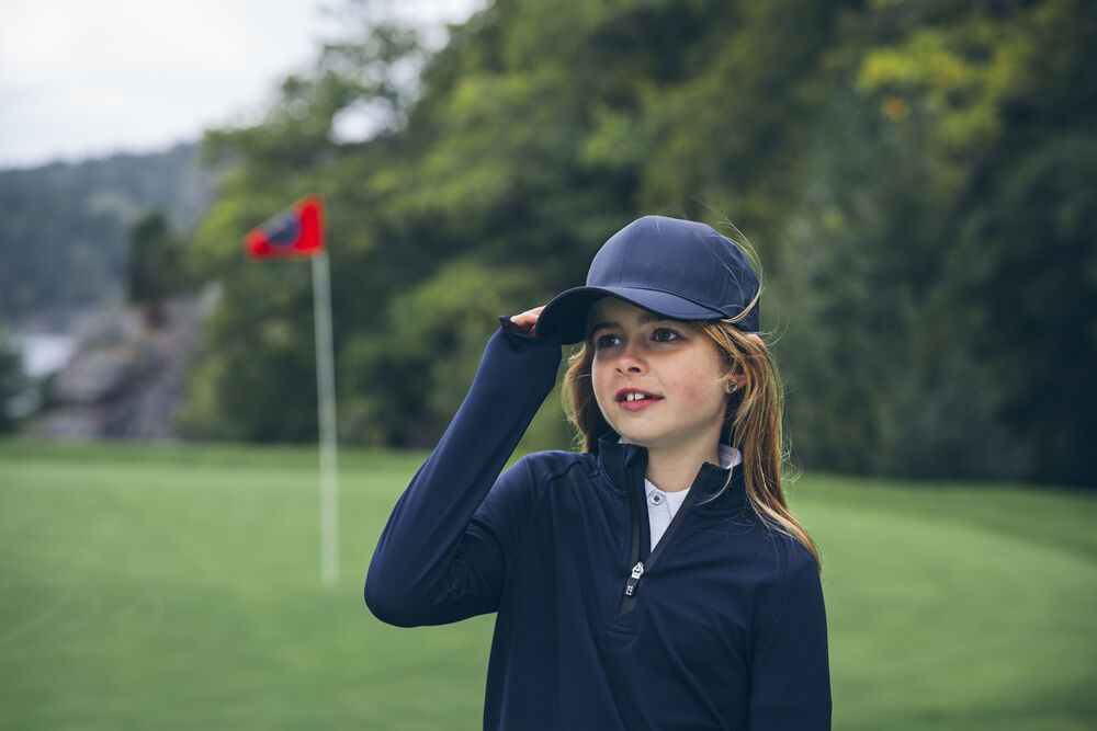 CUTTER & BUCK Adapt Junior Golf Sweater Half ZiKinder