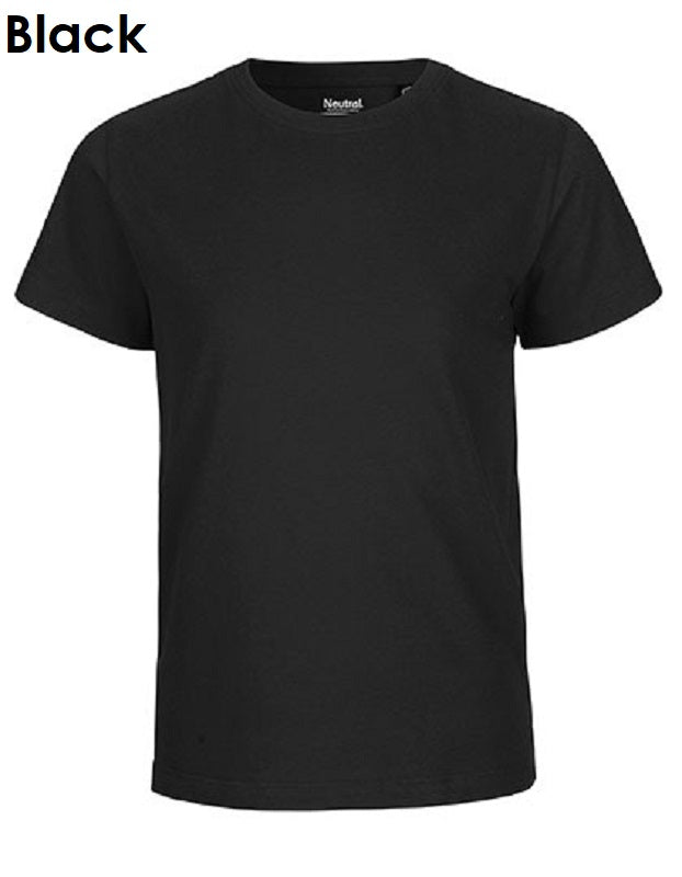 NEUTRAL Fairtrade Kids Short Sleeve T-Shirt Children's 100% Organic Cotton