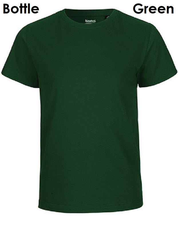 NEUTRAL Fairtrade Kids Short Sleeve T-Shirt Children's 100% Organic Cotton