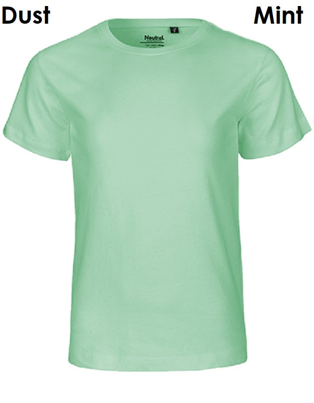 NEUTRAL Fairtrade Kids Short Sleeve T-Shirt Children's 100% Organic Cotton