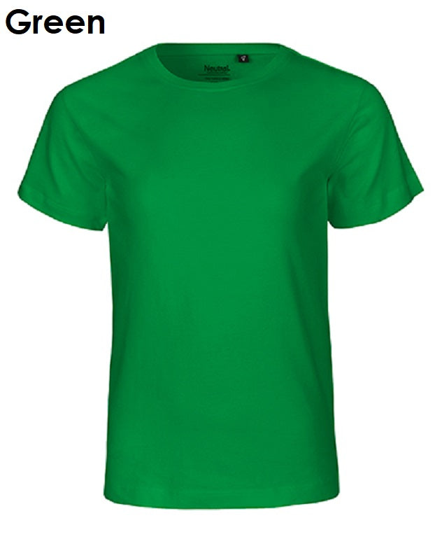NEUTRAL Fairtrade Kids Short Sleeve T-Shirt Children's 100% Organic Cotton