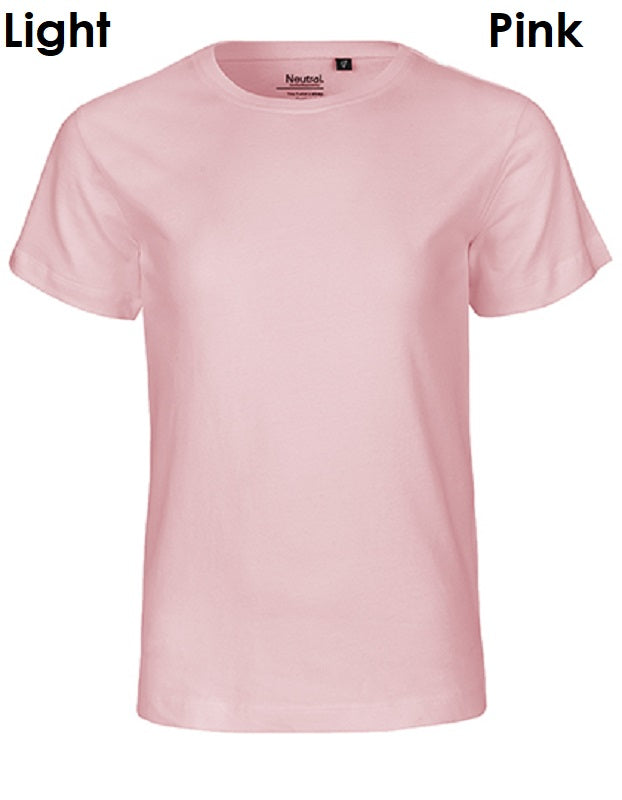 NEUTRAL Fairtrade Kids Short Sleeve T-Shirt Children's 100% Organic Cotton