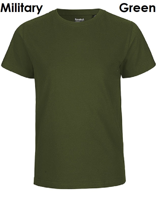 NEUTRAL Fairtrade Kids Short Sleeve T-Shirt Children's 100% Organic Cotton