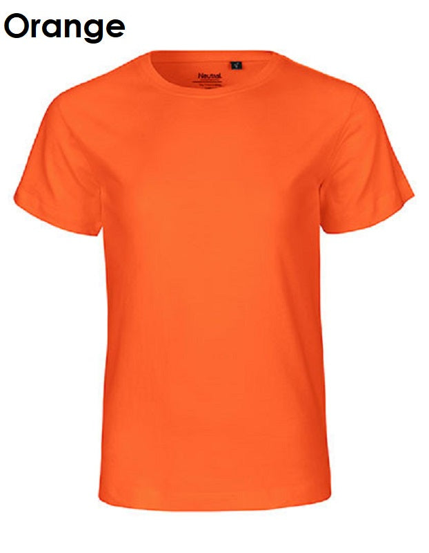NEUTRAL Fairtrade Kids Short Sleeve T-Shirt Children's 100% Organic Cotton