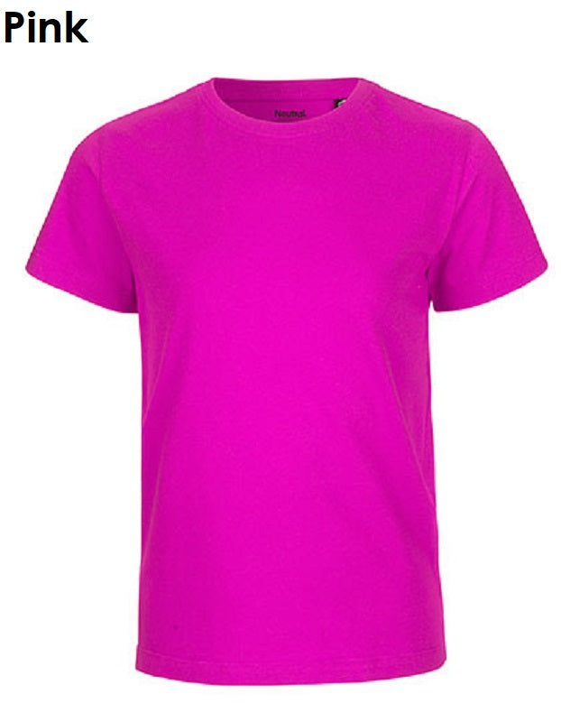 NEUTRAL Fairtrade Kids Short Sleeve T-Shirt Children's 100% Organic Cotton