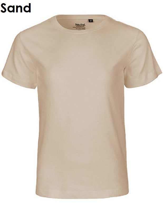 NEUTRAL Fairtrade Kids Short Sleeve T-Shirt Children's 100% Organic Cotton