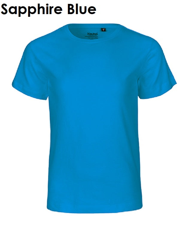 NEUTRAL Fairtrade Kids Short Sleeve T-Shirt Children's 100% Organic Cotton