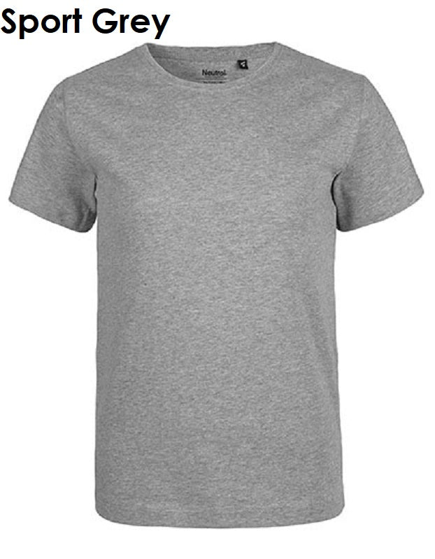 NEUTRAL Fairtrade Kids Short Sleeve T-Shirt Children's 100% Organic Cotton