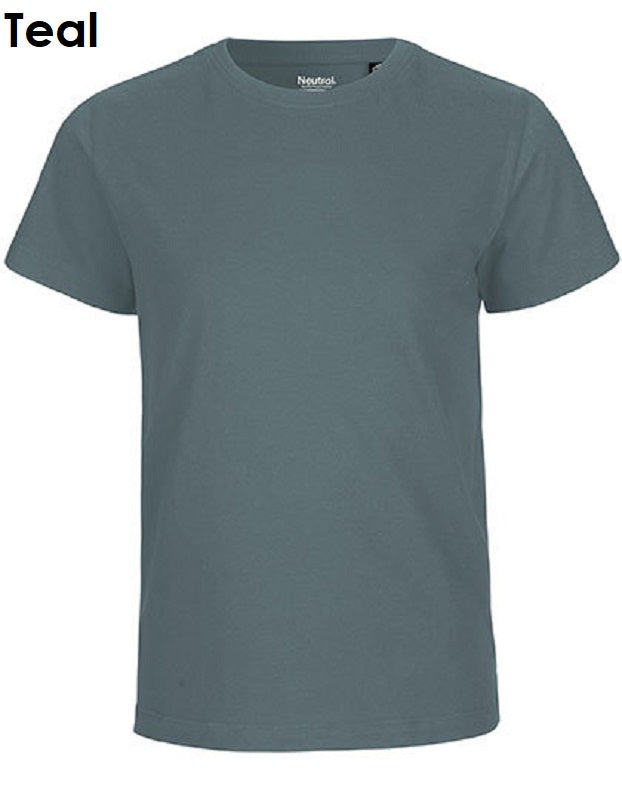NEUTRAL Fairtrade Kids Short Sleeve T-Shirt Children's 100% Organic Cotton