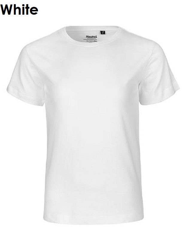 NEUTRAL Fairtrade Kids Short Sleeve T-Shirt Children's 100% Organic Cotton