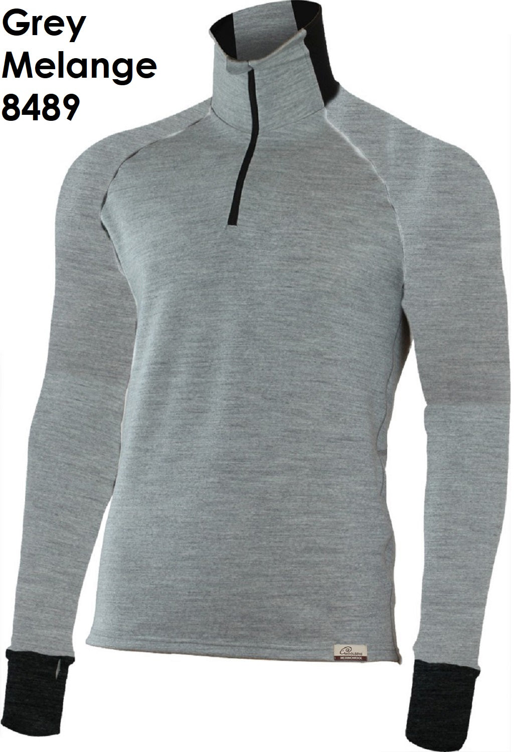 LASTING LEO 100 % Merinowolle Sweatshirt ¼ Zip Herren