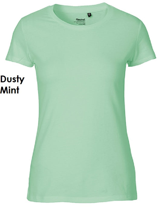 NEUTRAL Fairtrade Ladies Fit T-Shirt Damen 100 % Bio-Baumwolle