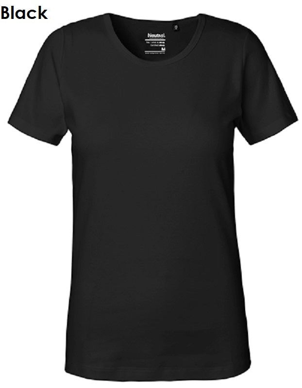 NEUTRAL Fairtrade Ladies Interlock T-Shirt Women's 100% Organic Cotton