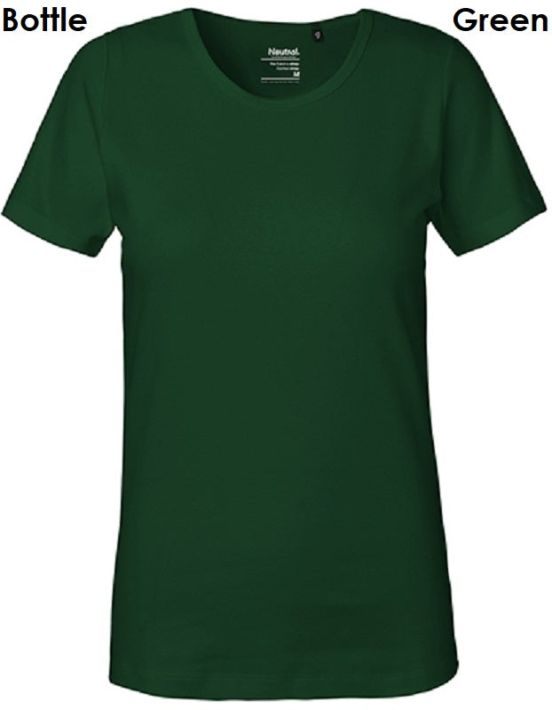 NEUTRAL Fairtrade Ladies Interlock T-Shirt Women's 100% Organic Cotton