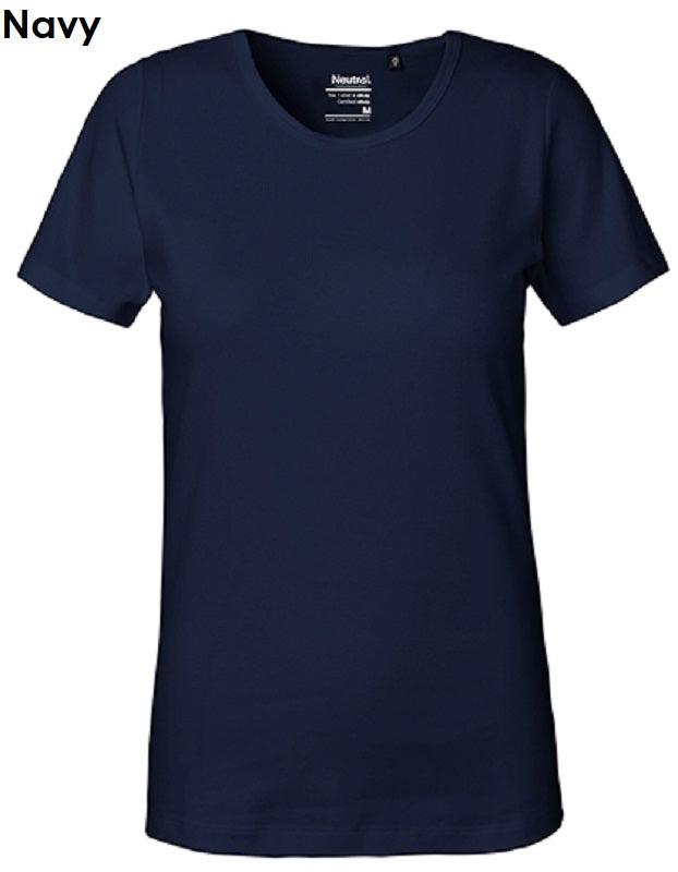 NEUTRAL Fairtrade Ladies Interlock T-Shirt Women's 100% Organic Cotton