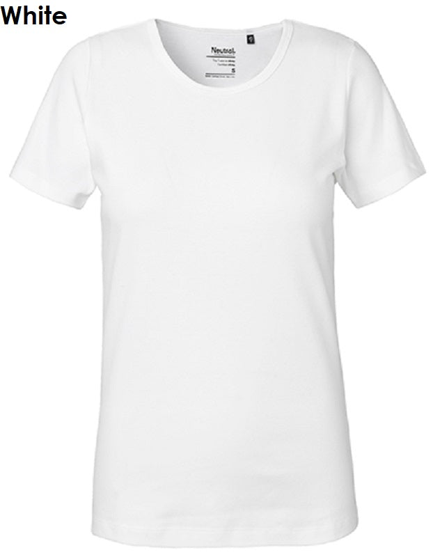 NEUTRAL Fairtrade Ladies Interlock T-Shirt Women's 100% Organic Cotton