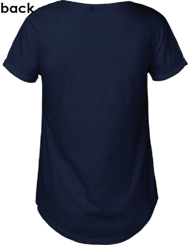 NEUTRAL Fairtrade Ladies Roll Up Sleeve T-Shirt Women's 100% Organic Cotton