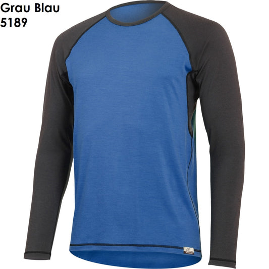 LASTING MARIO Merino Jersey Langarm-Shirt Herren