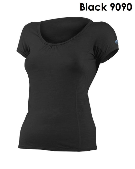 LASTING MONA 100 % Merinowolle  Sport-T-Shirt Damen