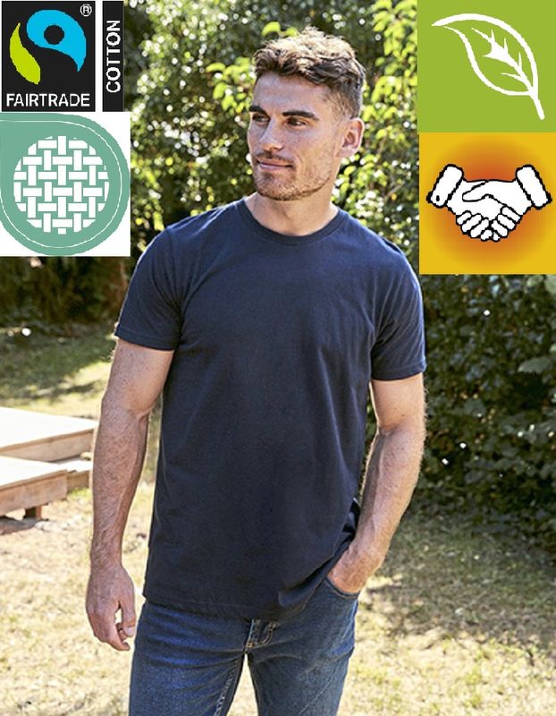 NEUTRAL Fairtrade Mens Fit T-Shirt Herren 100 % Bio-Baumwolle (Kopie)