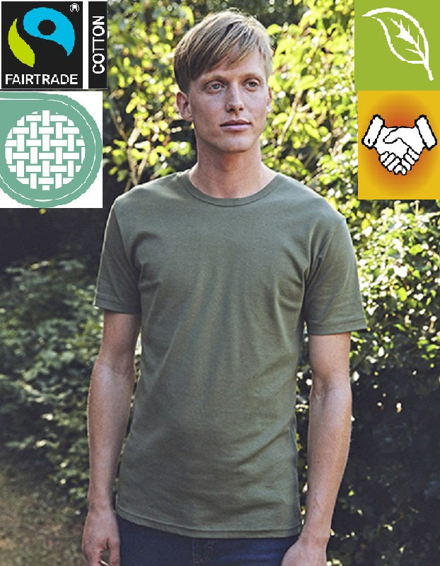 NEUTRAL Fairtrade Mens Interlock T-Shirt Herren 100 % Bio-Baumwolle