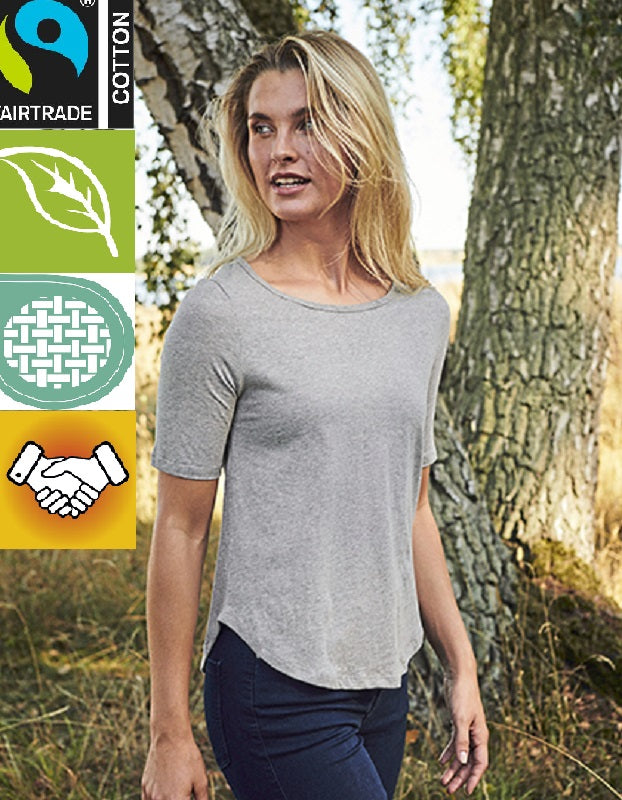 NEUTRAL Fairtrade Ladies Half Sleeve T-Shirt Women's 100% Organic Cotton