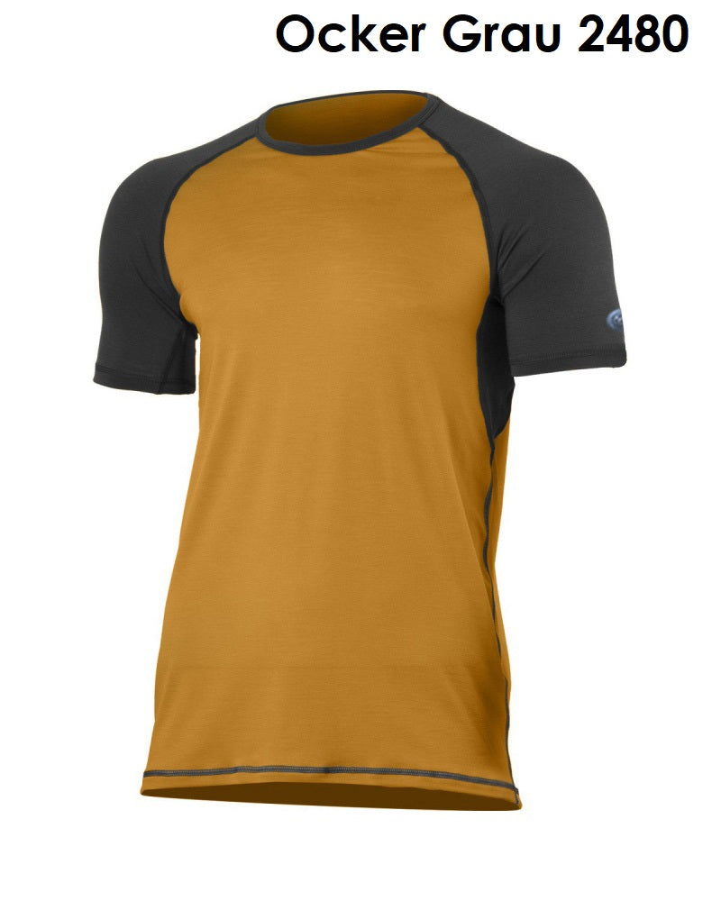 LASTING OTO T-shirt 100% merinowol tweekleurig heren
