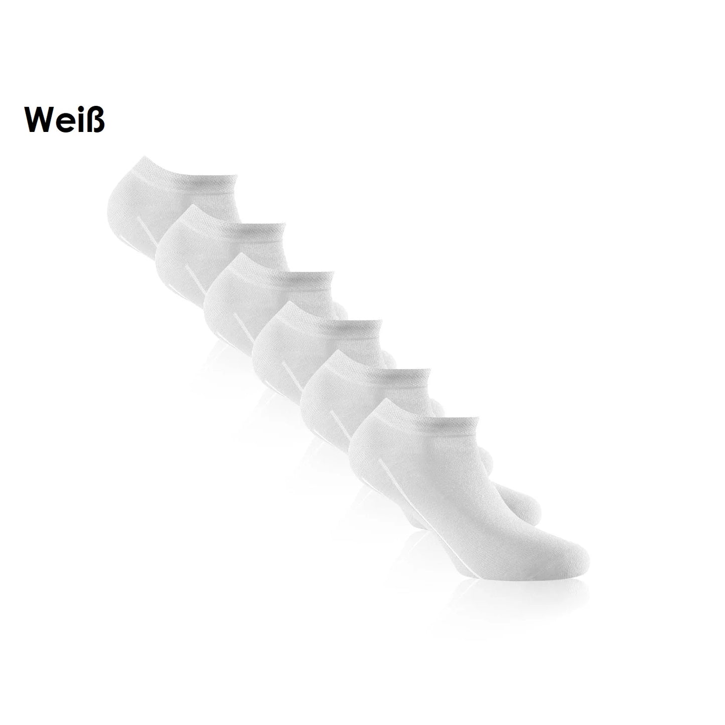 Rohner Basic, Bambus Sneaker Socken Herren Unisex 3er Pack