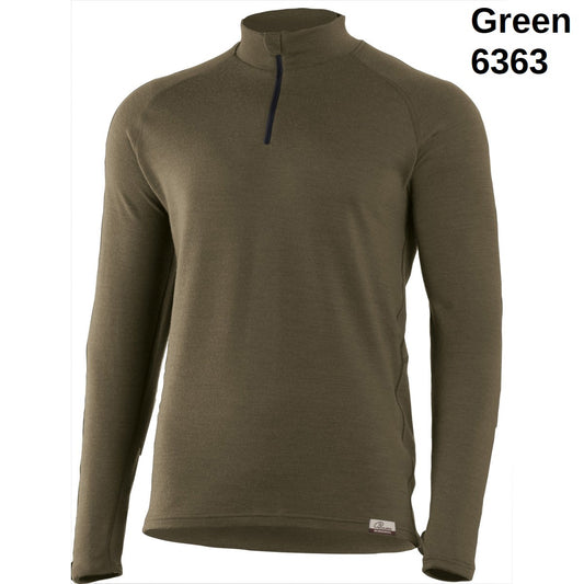 LASTING WARY 100 % Merinowolle Sweatshirt ¼ Zip Herren