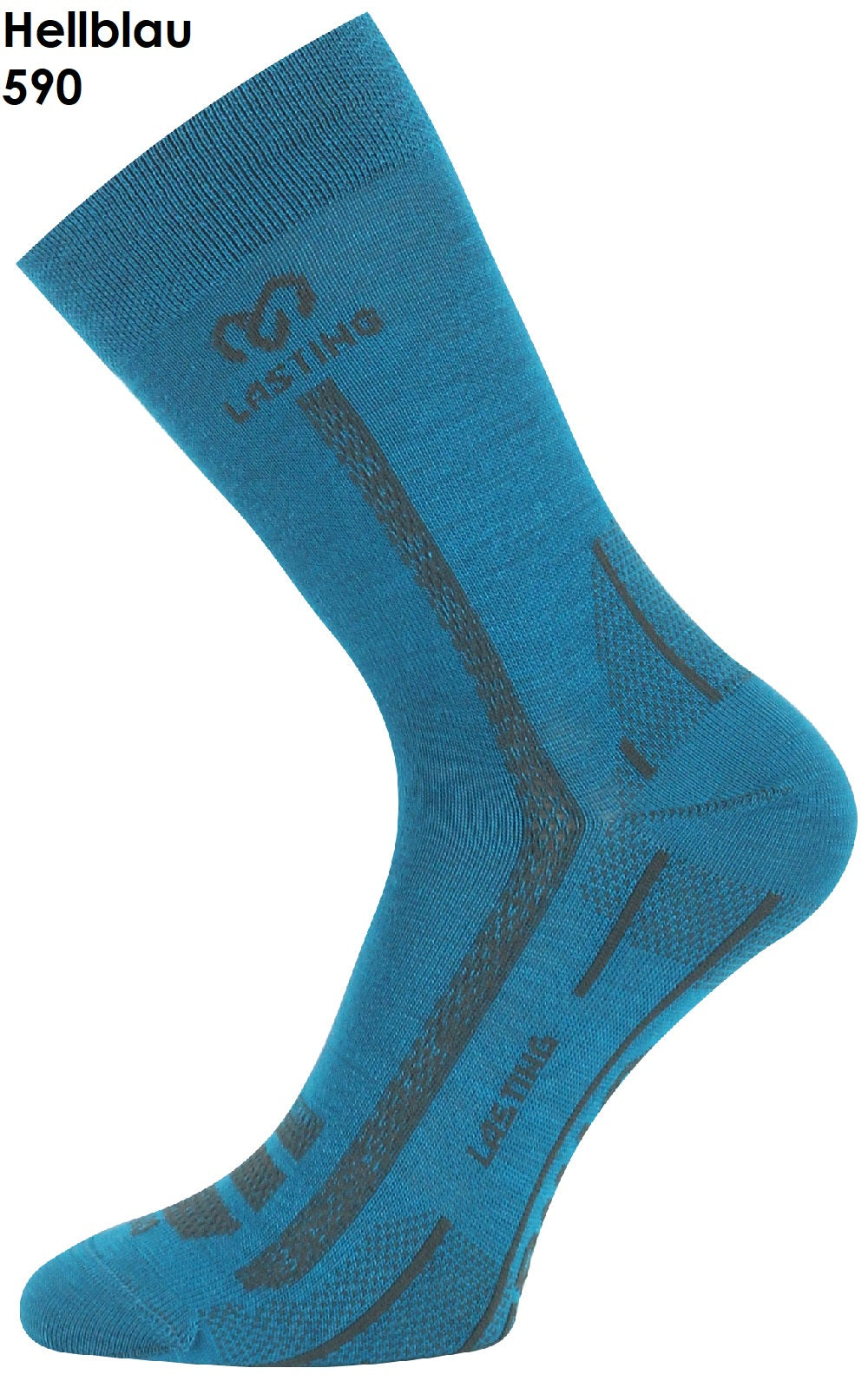 LASTING WLS Merinowolle 75 % Outdoor Trekking Socken