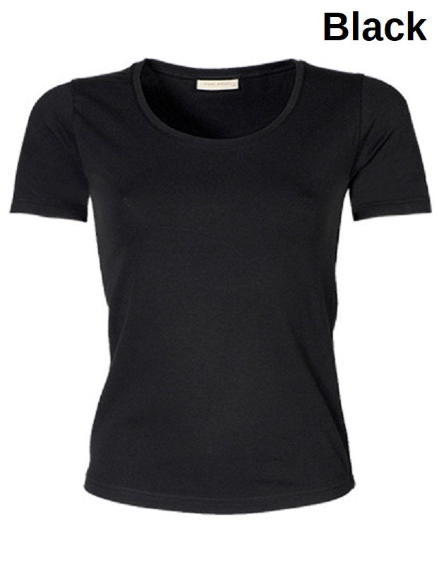 TEE JAYS Women Stretch Kurzarm T-Shirt Damen